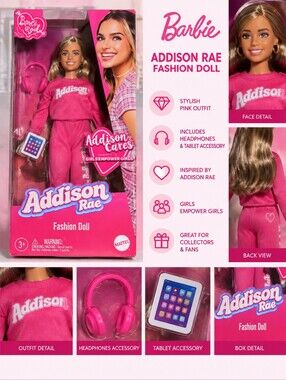 New Barbie Addison rae greys anatomy doll #36